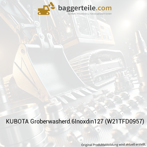 KUBOTA Groberwasherd.6Inoxdin127 (W21TFD0957)