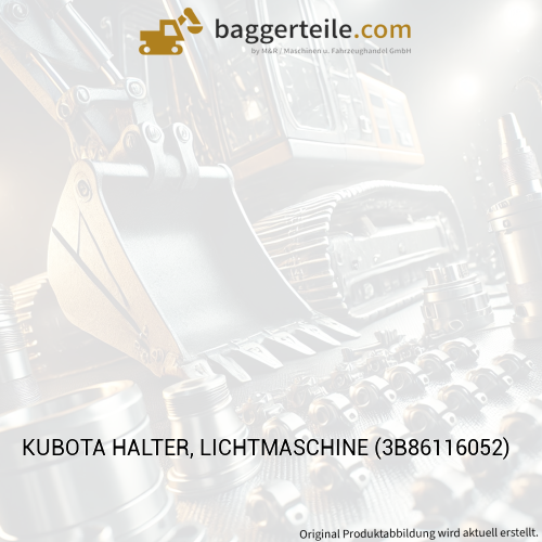 KUBOTA HALTER, LICHTMASCHINE (3B86116052)