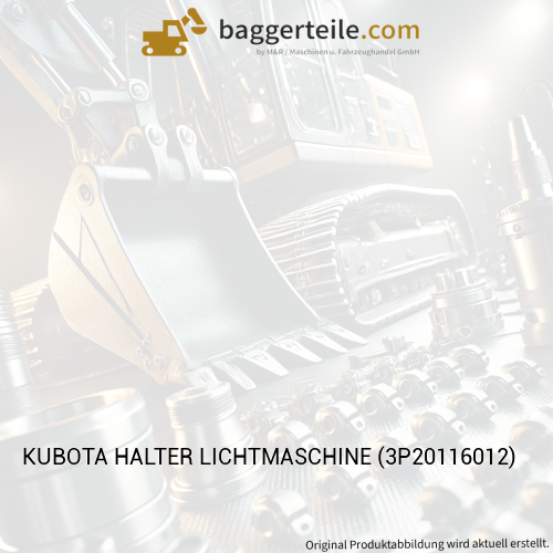 KUBOTA HALTER LICHTMASCHINE (3P20116012)