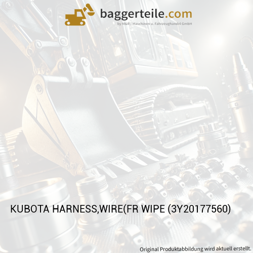 KUBOTA HARNESS,WIRE(FR WIPE (3Y20177560)