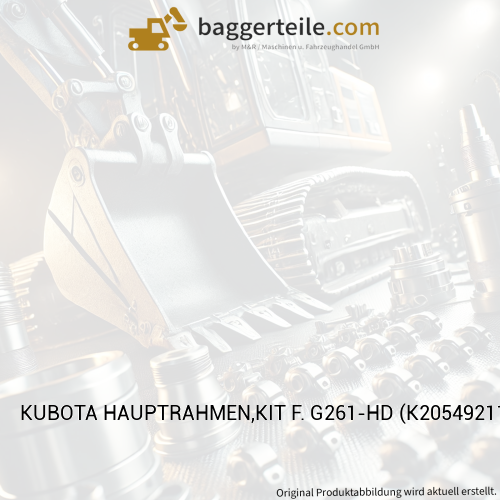 KUBOTA HAUPTRAHMEN,KIT F. G261-HD (K205492110)