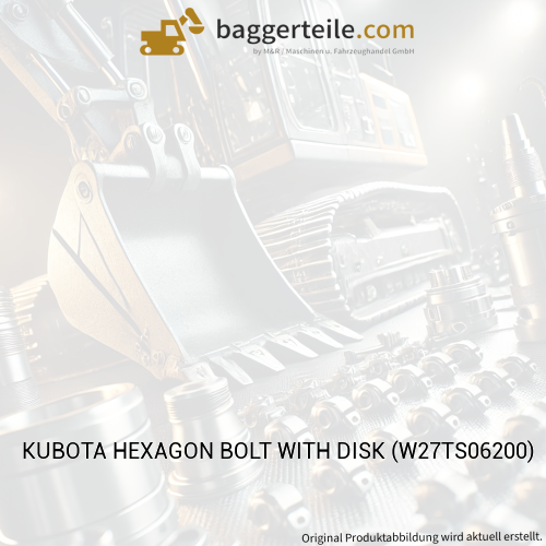 KUBOTA HEXAGON BOLT WITH DISK (W27TS06200)