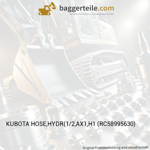 KUBOTA HOSE,HYDR(1/2,AX1,H1 (RC58995630)