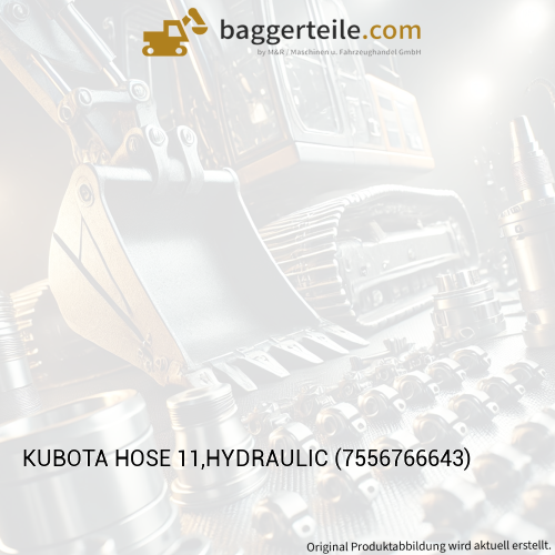 KUBOTA HOSE 11,HYDRAULIC (7556766643)