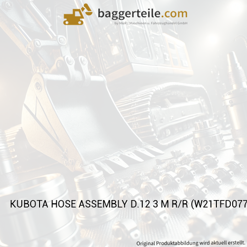 KUBOTA HOSE ASSEMBLY D.12 3 M R/R (W21TFD0775)
