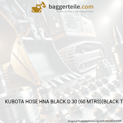 KUBOTA HOSE HNA BLACK D.30 (60 MTRS)(BLACK THRE (W21TFD1221)