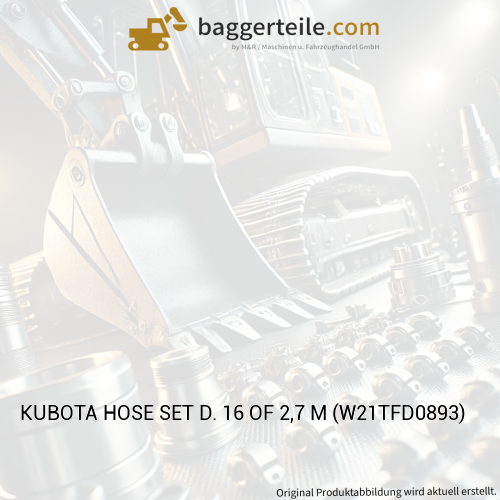 KUBOTA HOSE SET D. 16 OF 2,7 M (W21TFD0893)