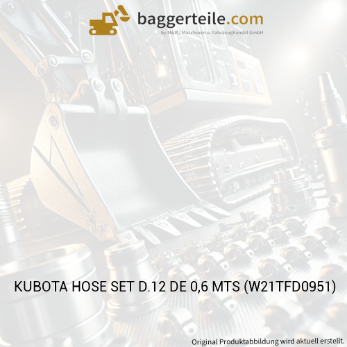 KUBOTA HOSE SET D.12 DE 0,6 MTS (W21TFD0951)