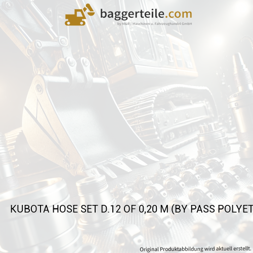 KUBOTA HOSE SET D.12 OF 0,20 M (BY PASS POLYETH (W21TFD0517)