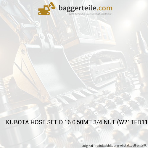KUBOTA HOSE SET D.16 0,50MT 3/4 NUT (W21TFD1193)