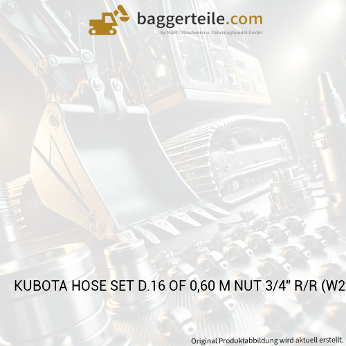 KUBOTA HOSE SET D.16 OF 0,60 M NUT 3/4