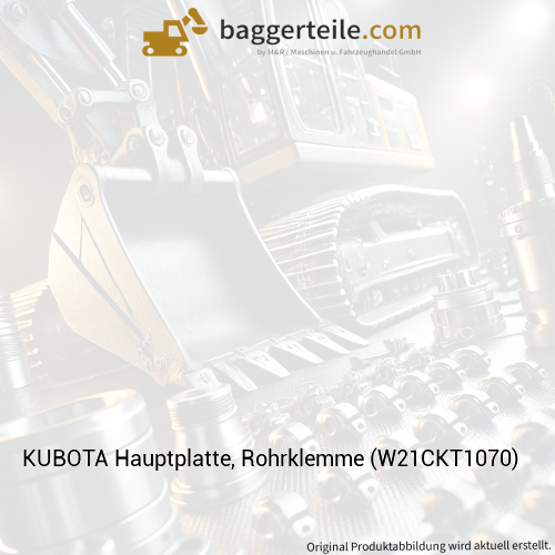 KUBOTA Hauptplatte, Rohrklemme (W21CKT1070)