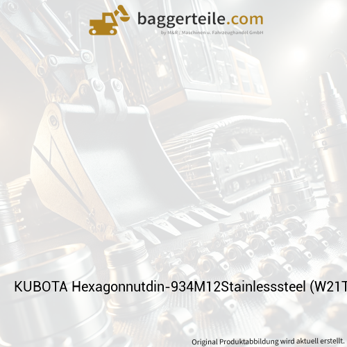 KUBOTA Hexagonnutdin-934M12Stainlesssteel (W21TFD0297)