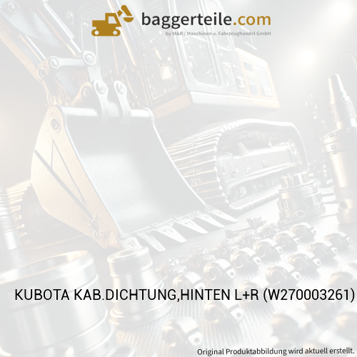 KUBOTA KAB.DICHTUNG,HINTEN L+R (W270003261)
