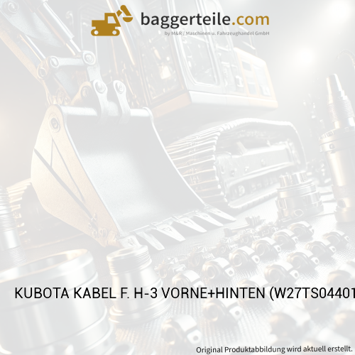 KUBOTA KABEL F. H-3 VORNE+HINTEN (W27TS04401)