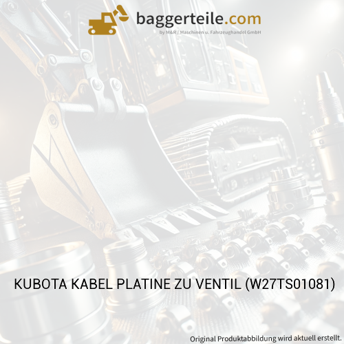 KUBOTA KABEL PLATINE ZU VENTIL (W27TS01081)