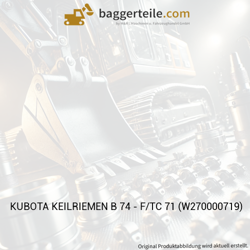 KUBOTA KEILRIEMEN B 74 - F/TC 71 (W270000719)