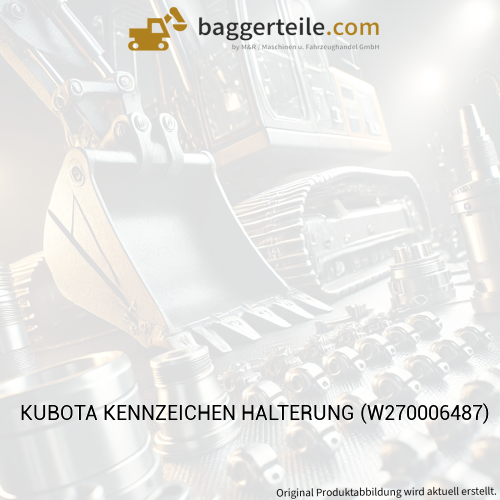 KUBOTA KENNZEICHEN HALTERUNG (W270006487)