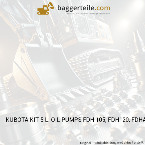 KUBOTA KIT 5 L. OIL PUMPS FDH 105, FDH120, FDHA (W21TFD0596)