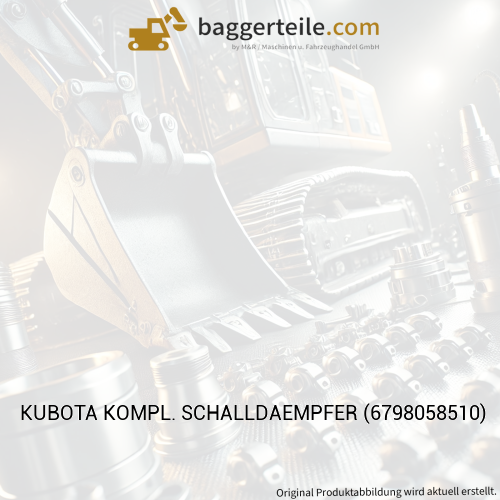 KUBOTA KOMPL. SCHALLDAEMPFER (6798058510)