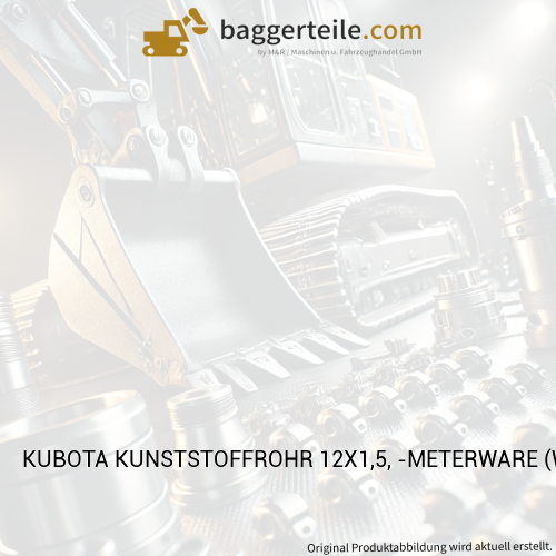 KUBOTA KUNSTSTOFFROHR 12X1,5, -METERWARE (W27TS02041)