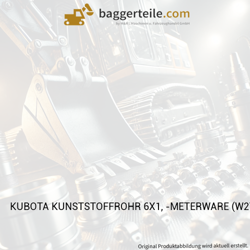 KUBOTA KUNSTSTOFFROHR 6X1, -METERWARE (W27TS02042)