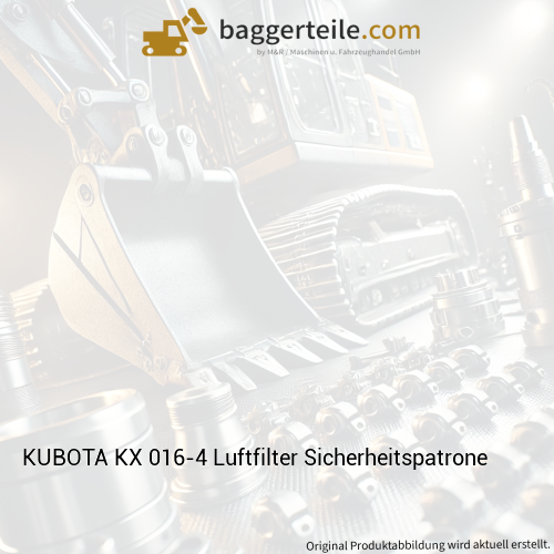 KUBOTA KX 016-4 Luftfilter Sicherheitspatrone