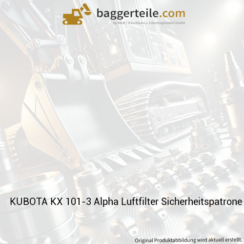 KUBOTA KX 101-3 Alpha Luftfilter Sicherheitspatrone