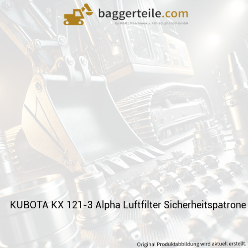 KUBOTA KX 121-3 Alpha Luftfilter Sicherheitspatrone