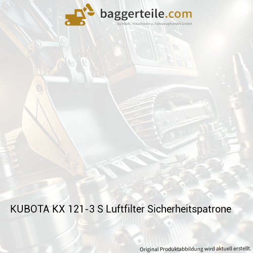 KUBOTA KX 121-3 S Luftfilter Sicherheitspatrone