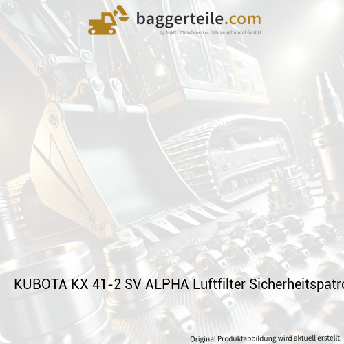 KUBOTA KX 41-2 SV ALPHA Luftfilter Sicherheitspatrone