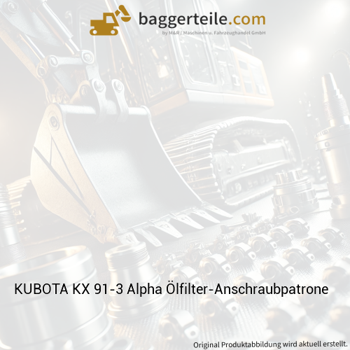 KUBOTA KX 91-3 Alpha Ölfilter-Anschraubpatrone