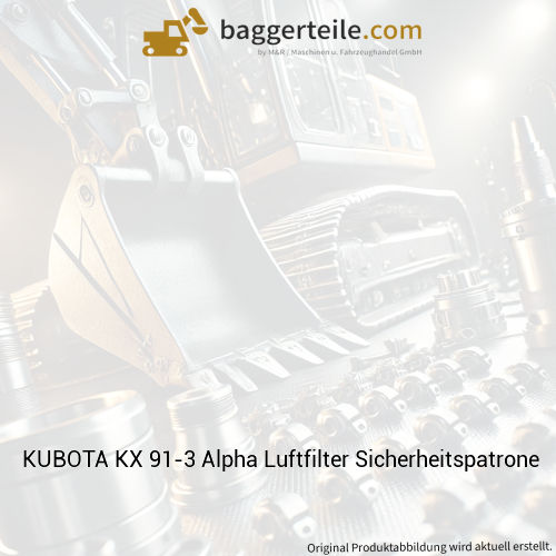 KUBOTA KX 91-3 Alpha Luftfilter Sicherheitspatrone