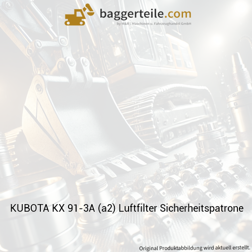 KUBOTA KX 91-3A (a2) Luftfilter Sicherheitspatrone