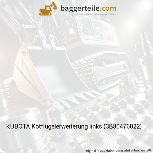 KUBOTA Kotflügelerweiterung links (3B80476022)