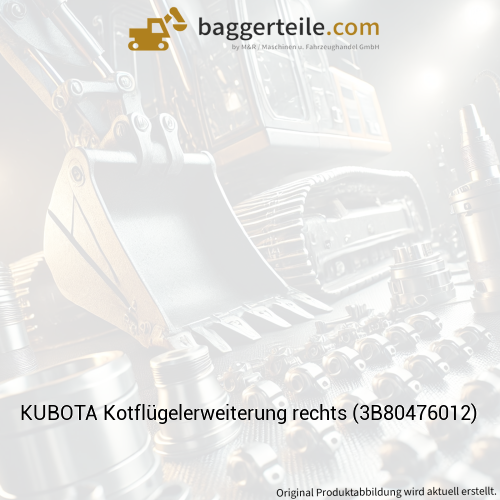 KUBOTA Kotflügelerweiterung rechts (3B80476012)