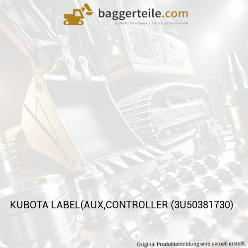 KUBOTA LABEL(AUX,CONTROLLER (3U50381730)