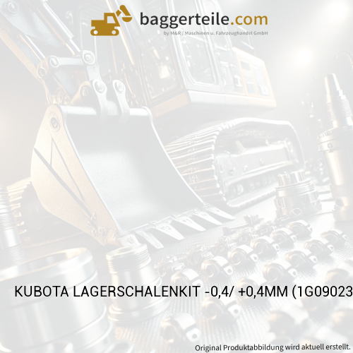 KUBOTA LAGERSCHALENKIT -0,4/ +0,4MM (1G09023770)