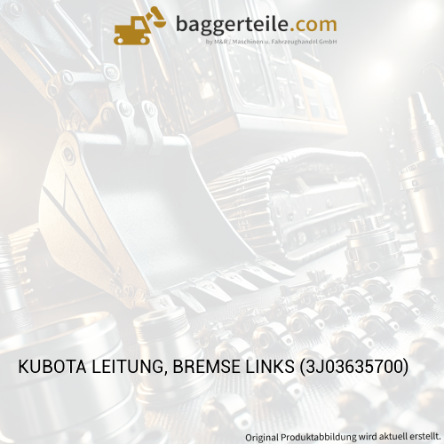 KUBOTA LEITUNG, BREMSE LINKS (3J03635700)
