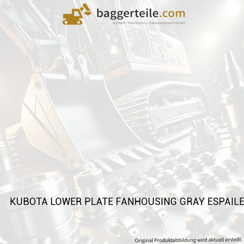 KUBOTA LOWER PLATE FANHOUSING GRAY ESPAILER SPR (W21TFD1051)