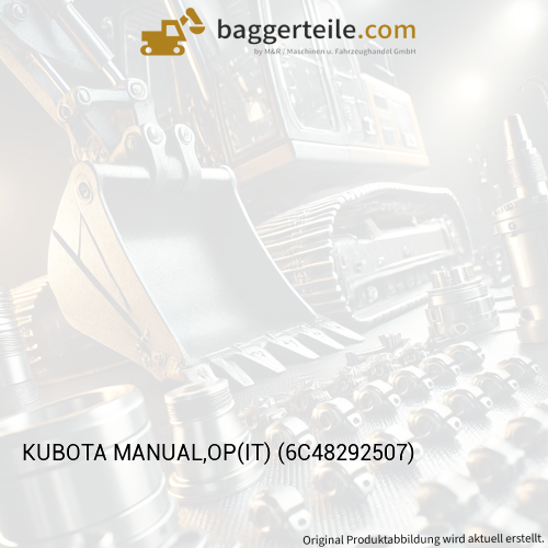 KUBOTA MANUAL,OP(IT) (6C48292507)