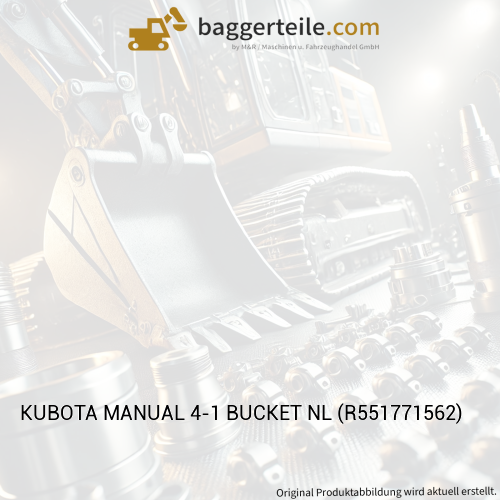 KUBOTA MANUAL 4-1 BUCKET NL (R551771562)