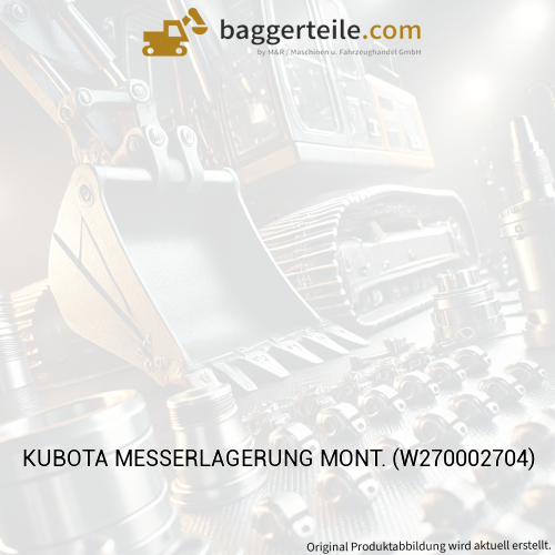 KUBOTA MESSERLAGERUNG MONT. (W270002704)