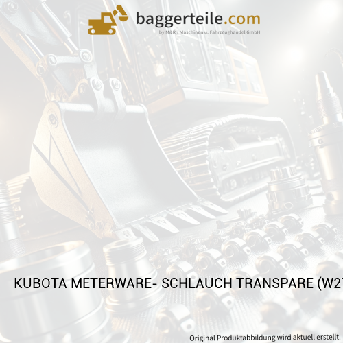 KUBOTA METERWARE- SCHLAUCH TRANSPARE (W27TS00130)