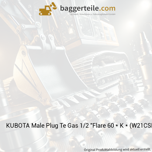 KUBOTA Male Plug Te Gas 1/2 