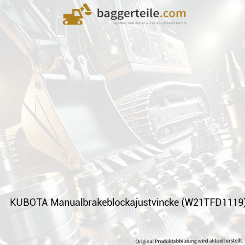 KUBOTA Manualbrakeblockajustvincke (W21TFD1119)