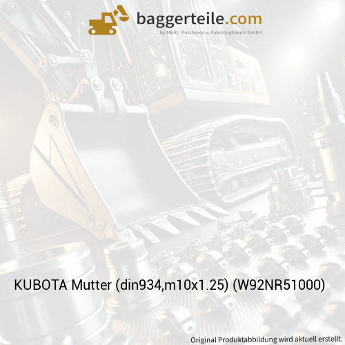 KUBOTA Mutter (din934,m10x1.25) (W92NR51000)