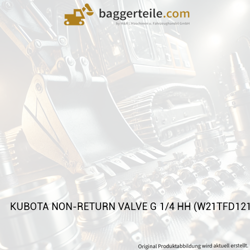 KUBOTA NON-RETURN VALVE G 1/4 HH (W21TFD1215)