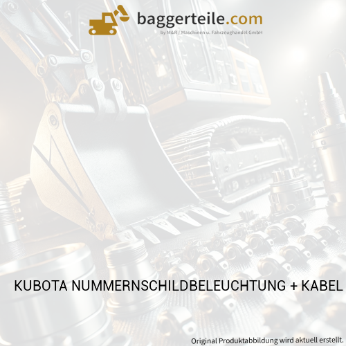 KUBOTA NUMMERNSCHILDBELEUCHTUNG + KABEL (6784155240)