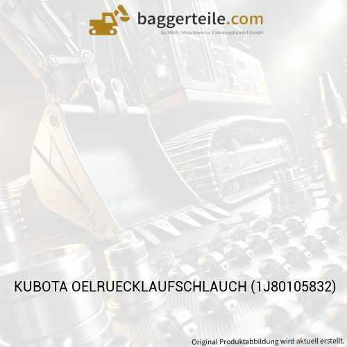 KUBOTA OELRUECKLAUFSCHLAUCH (1J80105832)